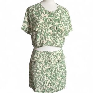 Gala set in green and ivory by Song of Style (size XL) 262